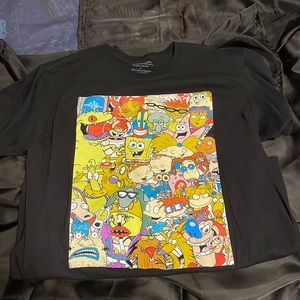 90’s Cartoons Themed T Shirt